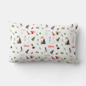 Coussin Rectangle Oliver Le Motif aléatoire de Noël Otter (Verso)