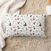 Coussin Rectangle Oliver Le Motif aléatoire de Noël Otter (Couverture)