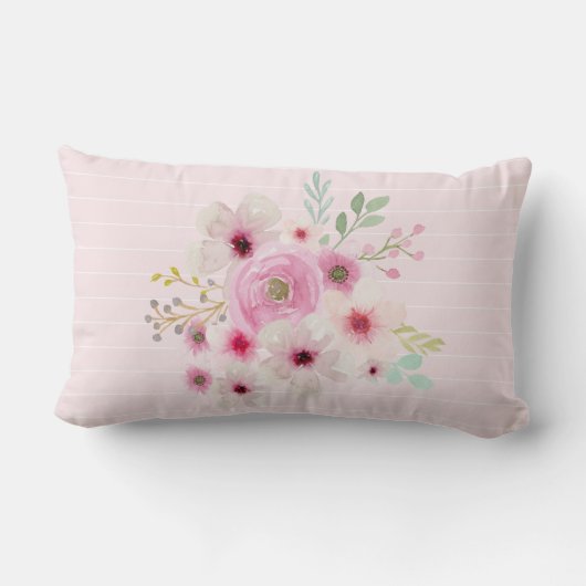 Coussin Rectangle OLIVIA - Filles Nom Signification Cadeau - Sirène (Verso)