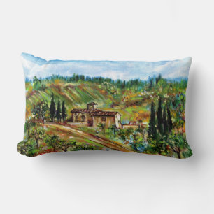 COUSSIN RECTANGLE OLIVIERS EN TOSCANE