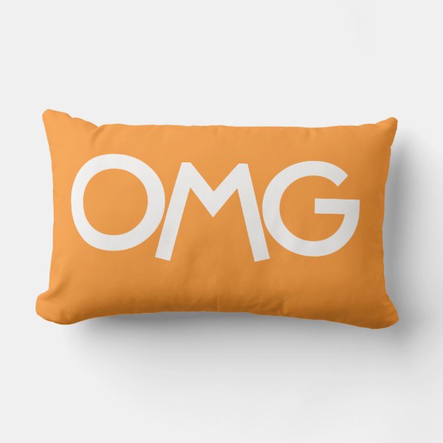 Coussin Rectangle OMG PERSONNALISÉ Chambre Décorative Accent (Recto)