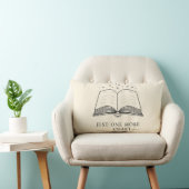 Coussin Rectangle One More Chapter - Cozy Book Lover Throw Pillow (Chaise)