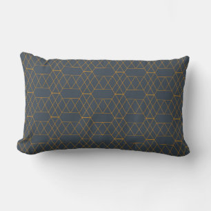 Coussin Rectangle Or, simple, moderne, cool, lignes tendance géométr