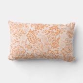 Coussin Rectangle Orange Floral Tennessee Votre Etat ensemble "nous" (Verso)