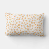 Coussin Rectangle Orange "Twinkle Twinkle Little Star" Baby Nursery (Verso)