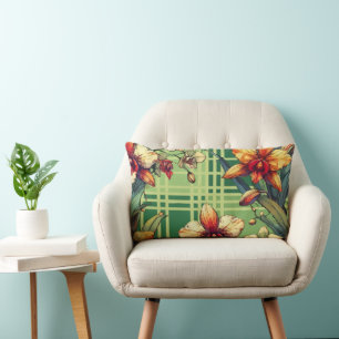 Coussin Rectangle Orchidée