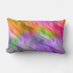 Coussin Rectangle Orchidée violette texture ondulée