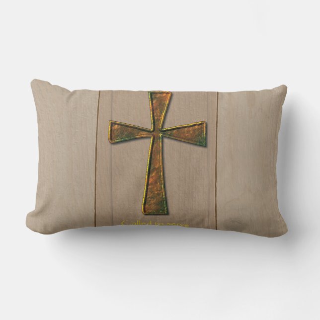 Coussin Rectangle Ordination générale Félicitations, Metal Design C (Recto)
