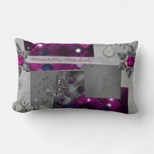 Coussin Rectangle "Oreiller Rêve Diamant Violet"