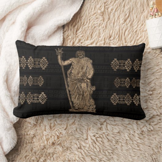 Coussin Rectangle Ornement de Poséidon et de Grecs Meander (Couverture)