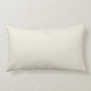 Coussin Rectangle Os - Crème - Couleur solide blanc off 036-89-06