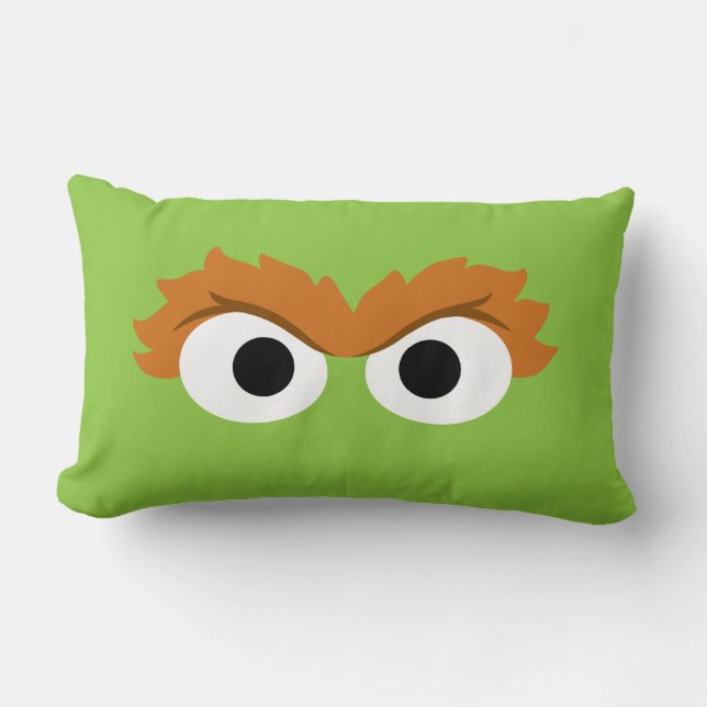 Coussin Rectangle Oscar the Grouch Big Face (Recto)