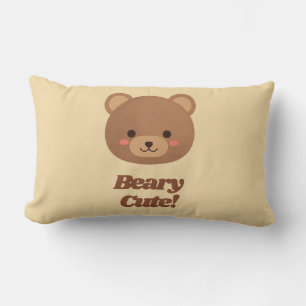 Coussin Rectangle Ours en peluche