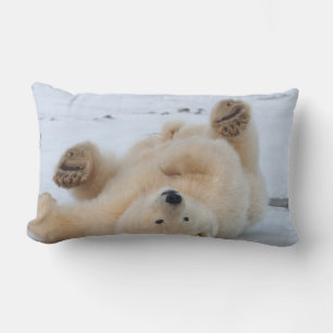 Coussin Rectangle ours polaire, Ursus maritimus, ourson roulant 3