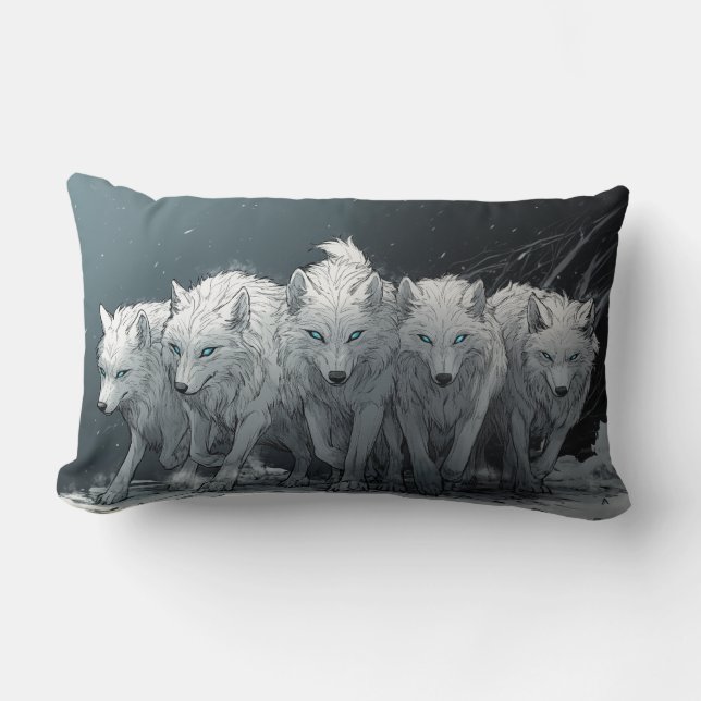 Coussin Rectangle Pack Wolf (Recto)