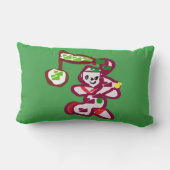 Coussin Rectangle Pain d'épice rock en roll (Verso)