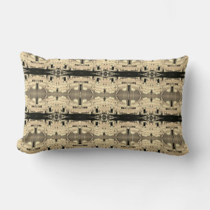 Coussin Rectangle Palais princier de Monaco Principauté vintage