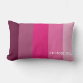 COUSSIN RECTANGLE PALETTE ROSE OMBRE DE COULEUR SOLIDE STRIPES POUDR (Recto)