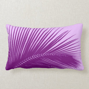 Coussin Rectangle Palmette - violette et lavande
