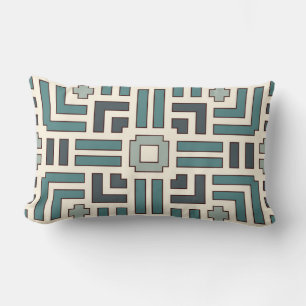 Coussin Rectangle Panier Pastel Motif Motif de chevauchement