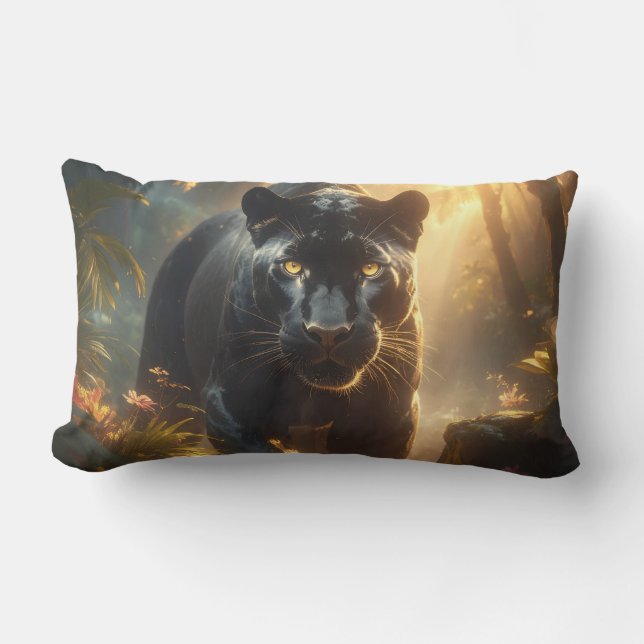 Coussin Rectangle Panther (Recto)