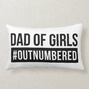 Coussin Rectangle Papa des filles #Surnuméroté