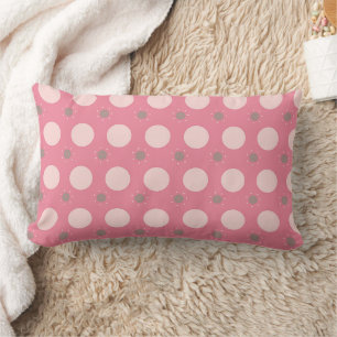 Coussin Rectangle Papier cadeau rose pois wrapping paper