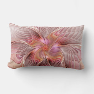 Coussin Rectangle Papillon Abstrait Coloré Art Fantastique Fractal