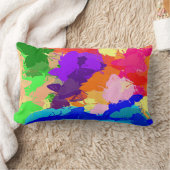 Coussin Rectangle Papillons Kaleidoscope arc-en-ciel (Couverture)