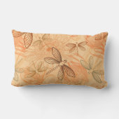 Coussin Rectangle papillons vintages modernes (Verso)