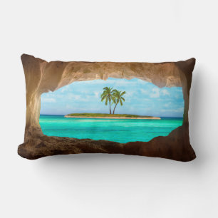 Coussin Rectangle Paradis dans les Caraïbes