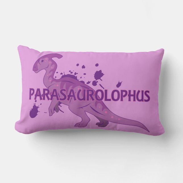 Coussin Rectangle Parasaurolophus (Recto)