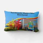 Coussin Rectangle Parc aquatique Sandcastle Blackpool (Verso)