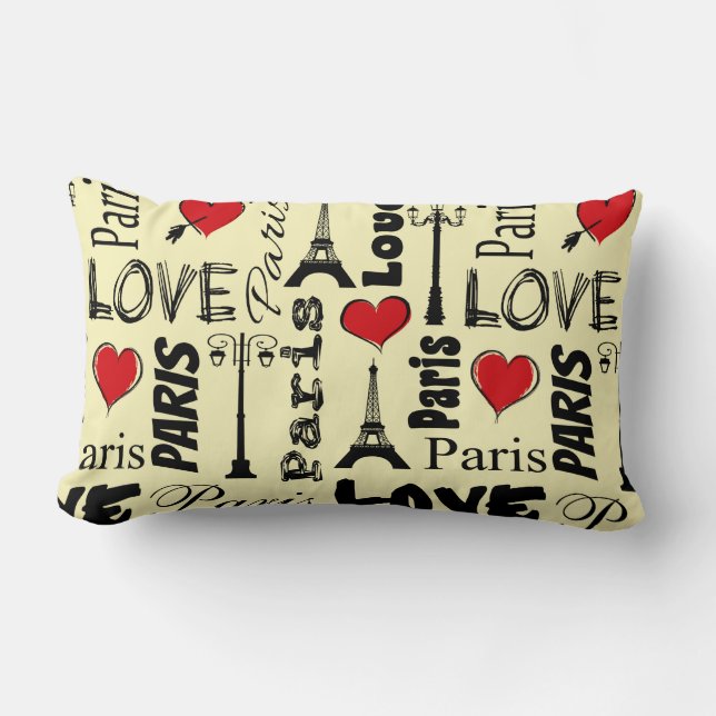 Coussin Rectangle Paris (Recto)