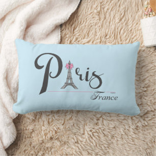 Coussin Rectangle Paris Tour Eiffel Français Style chic