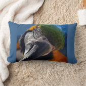 Coussin Rectangle Parrot Oiseau Macaw Oiseau Décoratif Oiseau Jailli (Couverture)