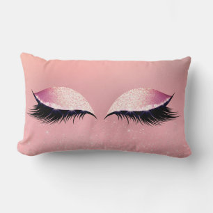 Coussin Rectangle Parties scintillant des cils Glam Make Up Blush Pa