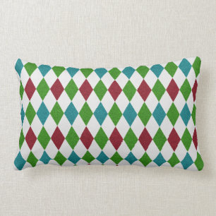 Coussin Rectangle Parties scintillant Diamant multicolore
