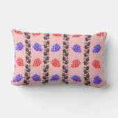 Coussin Rectangle "Pastel Floral Colonne Coussin" (Verso)