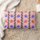 Coussin Rectangle "Pastel Floral Colonne Coussin" (Couverture)