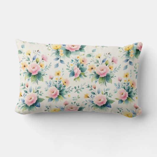 Coussin Rectangle pastssom field (Verso)