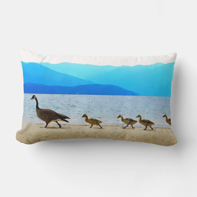 Coussin Rectangle Patrol Canada Oies (Recto)