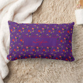 Coussin Rectangle Pavot rouge motif (Couverture)