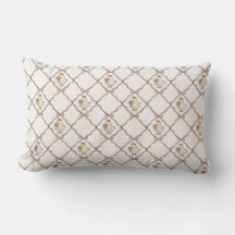 Pays Hen Motif avec treillis rouge