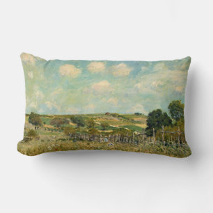 Coussin Rectangle Paysage de campagne (par Alfred Sisley)