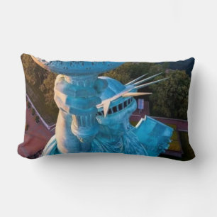 Coussin Rectangle Paysage de New York, Flambeau de la Statue de la L