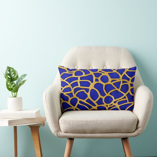Coussin Rectangle Paysage marin abstrait Vagues fracturées 11 (Chaise)