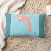Coussin Rectangle Peaches le dauphin rose (Couverture)