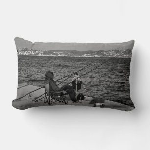 Coussin Rectangle Pêcheur par Bosphorus à Istanbul