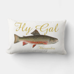 Coussin Rectangle Pêcheurs à la mouche Pêche à la mouche Mouches de